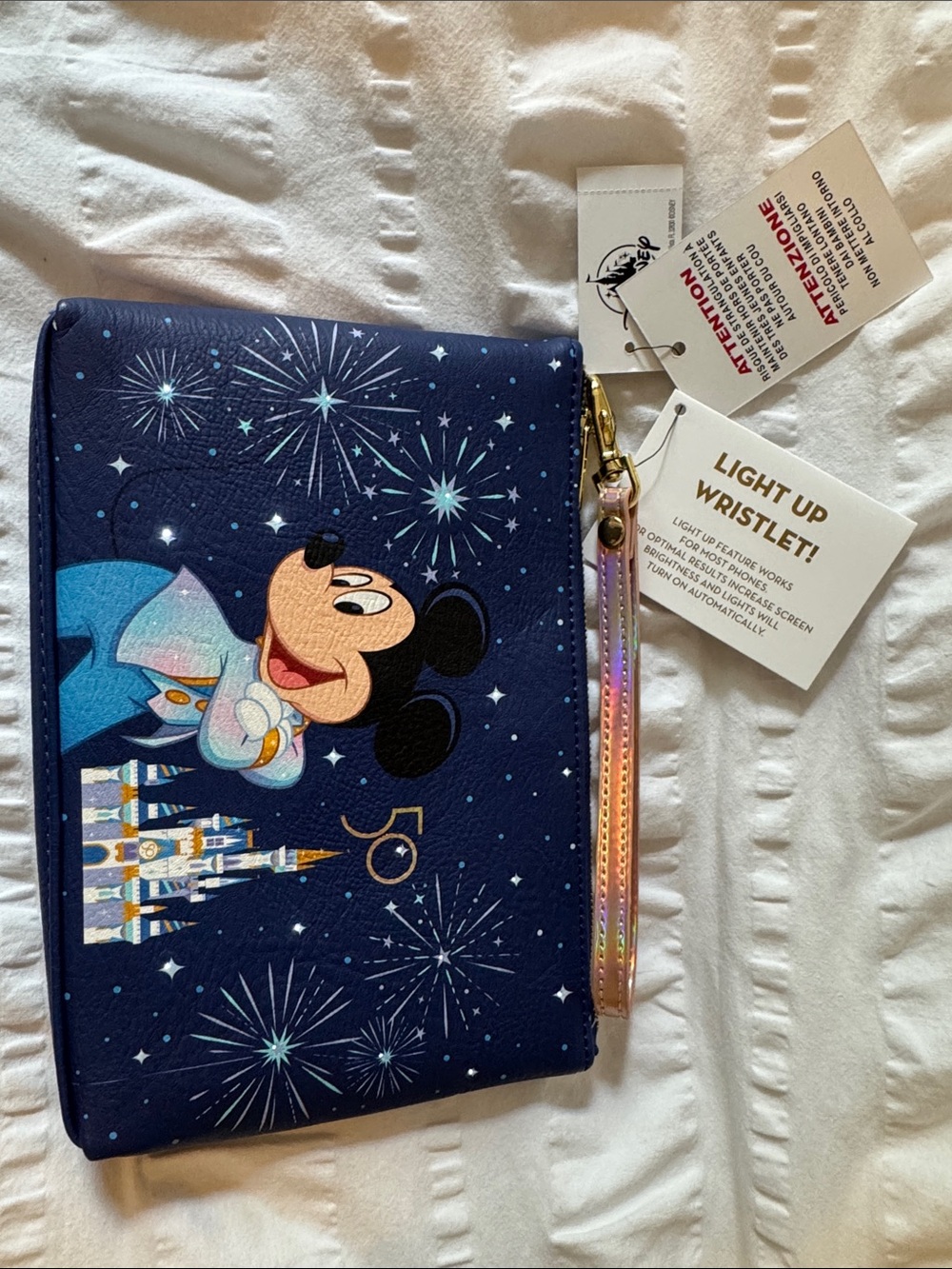 Disney World 50th Anniversary Light Up Wristlet